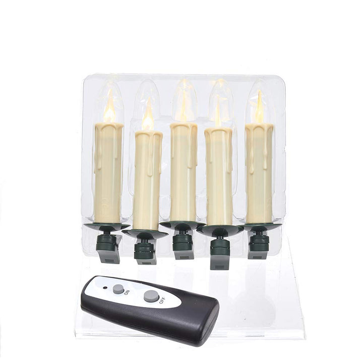 Kurt S. Adler Kurt Adler Battery-Operated 5 Warm White LED Light Candles