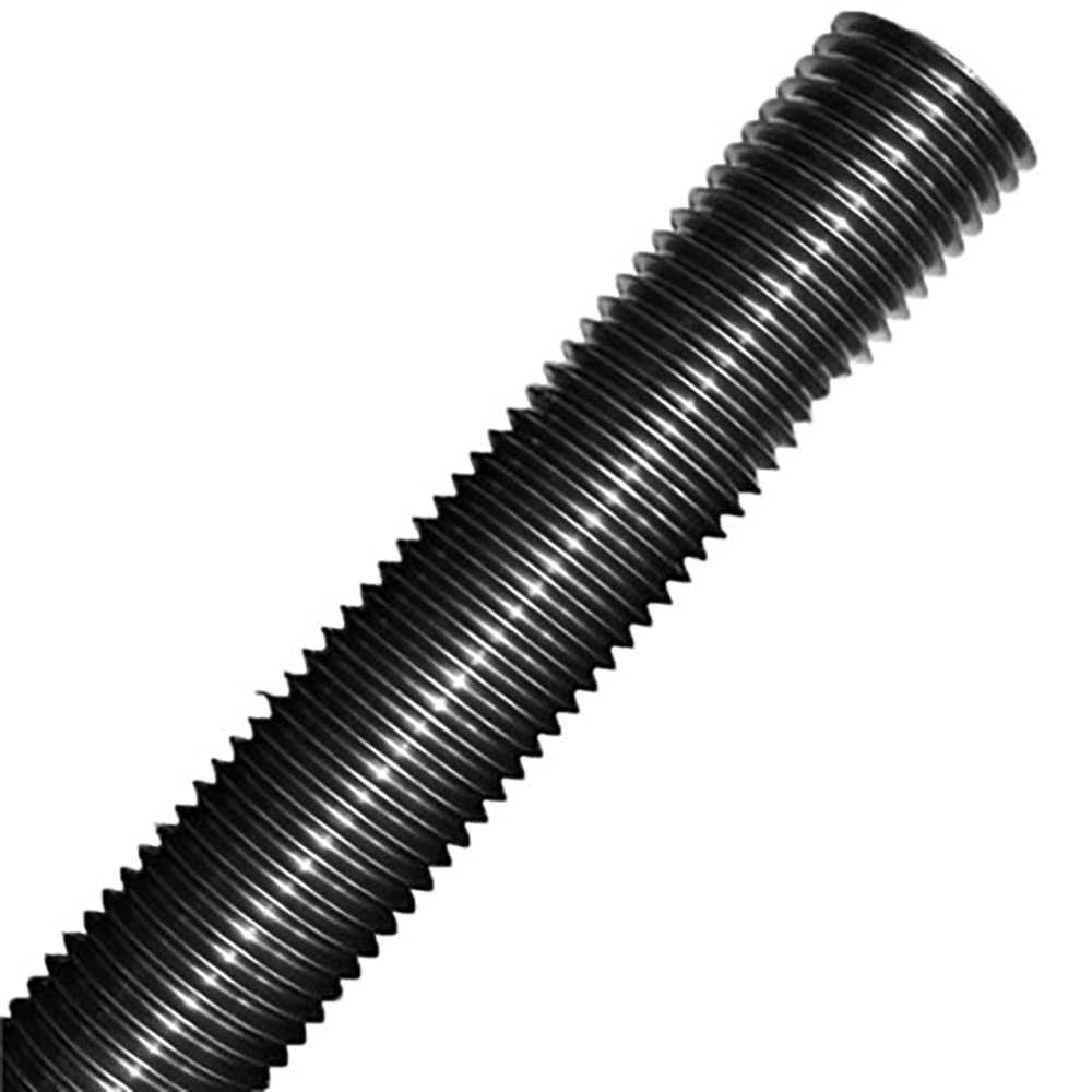 Medium-Strength Threaded Rod Grade B7 Black-Oxide Steel 3/4"-10 Thread Size - Diamond Home USA