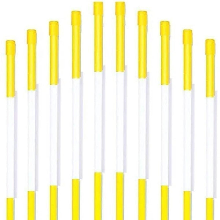 48 in. Reflective Driveway Markers Yellow 50-Pack 5/16 Dia. 5/16"x48"50pack - Diamond Home USA
