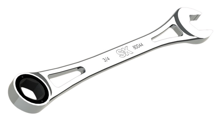 SK Tools USA 3/4" 6 Point X-Frame® Combination Ratcheting Wrench|80044