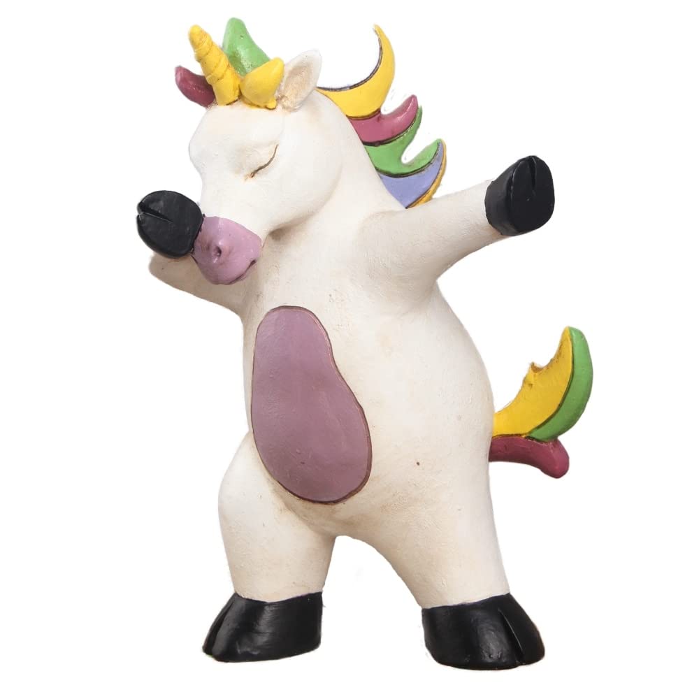 Unicorn Ultra Realistic Garden Statue Multi Color Polyresin