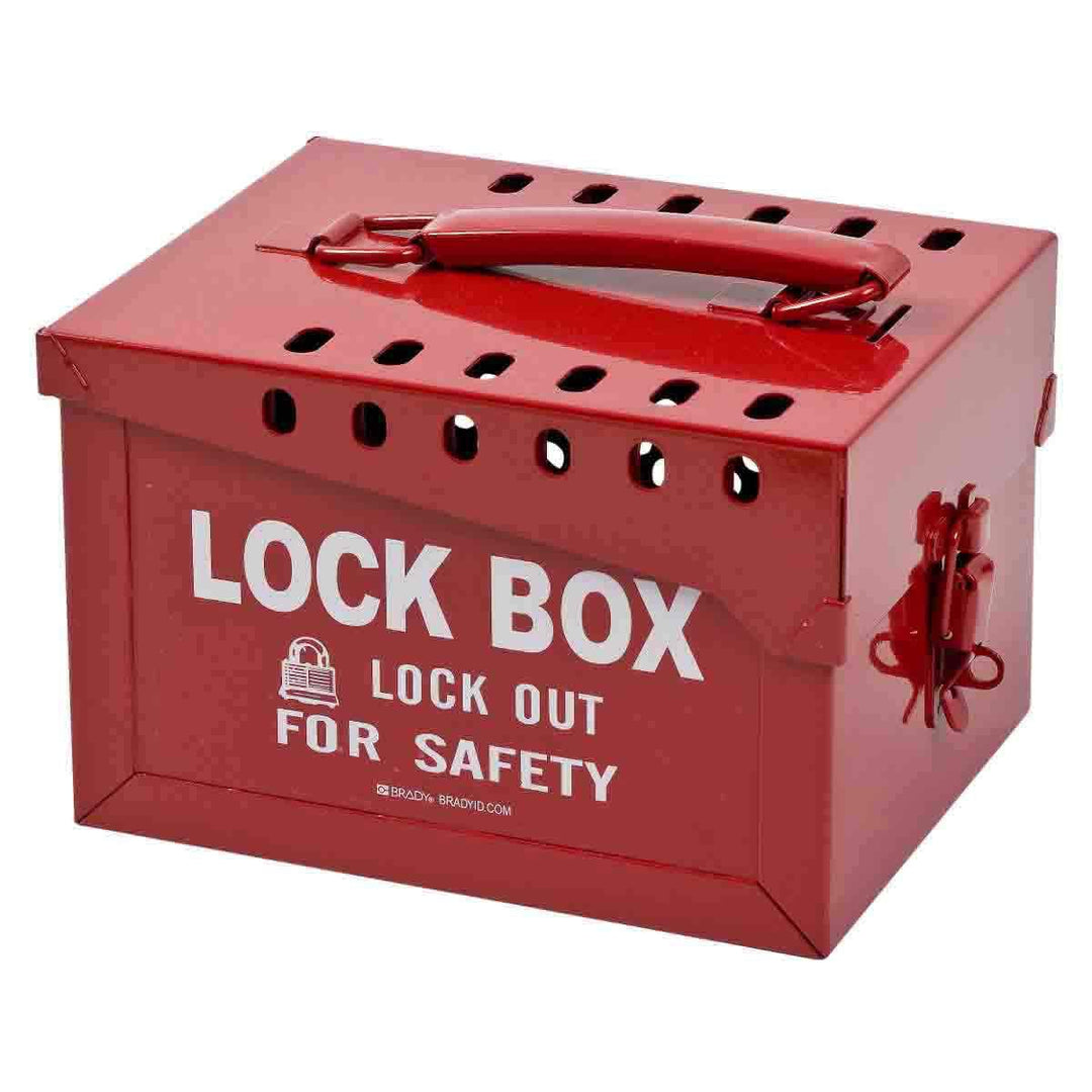 Brady Extra-Large Group Lock Box Steel - 51171 Red