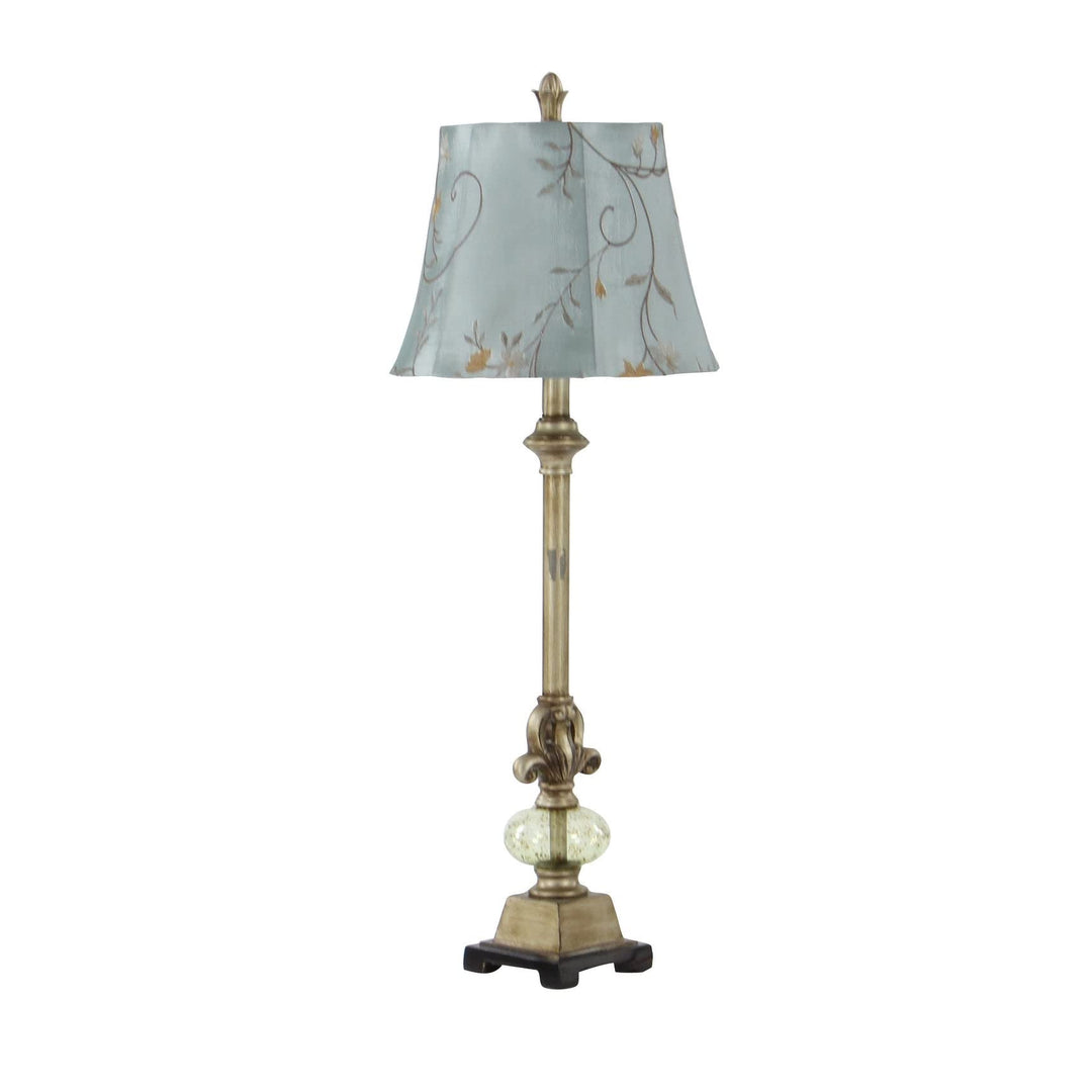 Gold Polystone Tuscan Buffet Lamp 32 X 12 Brown - Diamond Home USA