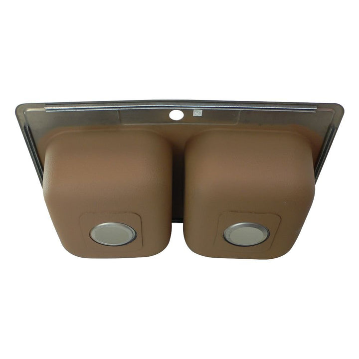 Transolid CTDE33228-MR2 Classic 2-Hole Drop-in 50/50 Double Bowl 18-Gauge - Diamond Home USA