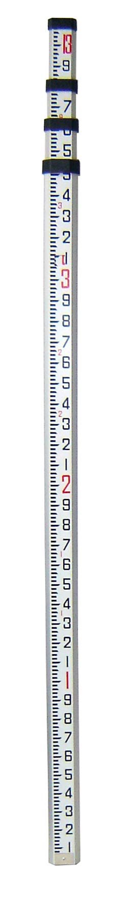 Johnson Level & Tool 40-6310 Aluminum Grade Rod 13' 1 Rod 47 Inch
