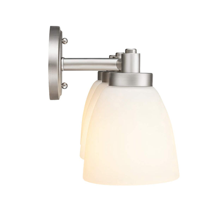 Eurus Home 3-Light Bathroom Vanity Light Fixture Brushed Nickel|Bathroom - Diamond Home USA