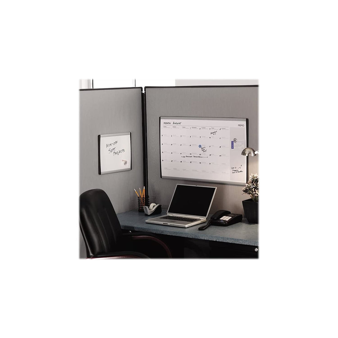 Quartet ARC3018 Magnetic Dry-Erase Board Adjust. Clips 30-Inch x18-Inch Silver - Diamond Home USA