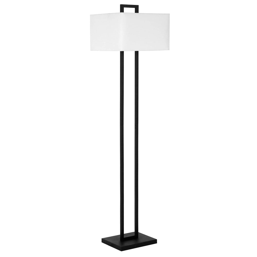 Blackened Bronze Floor Lamp Black Modern Contemporary - Diamond Home USA