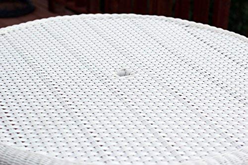 Jeco Wicker Round Dining Table 44"