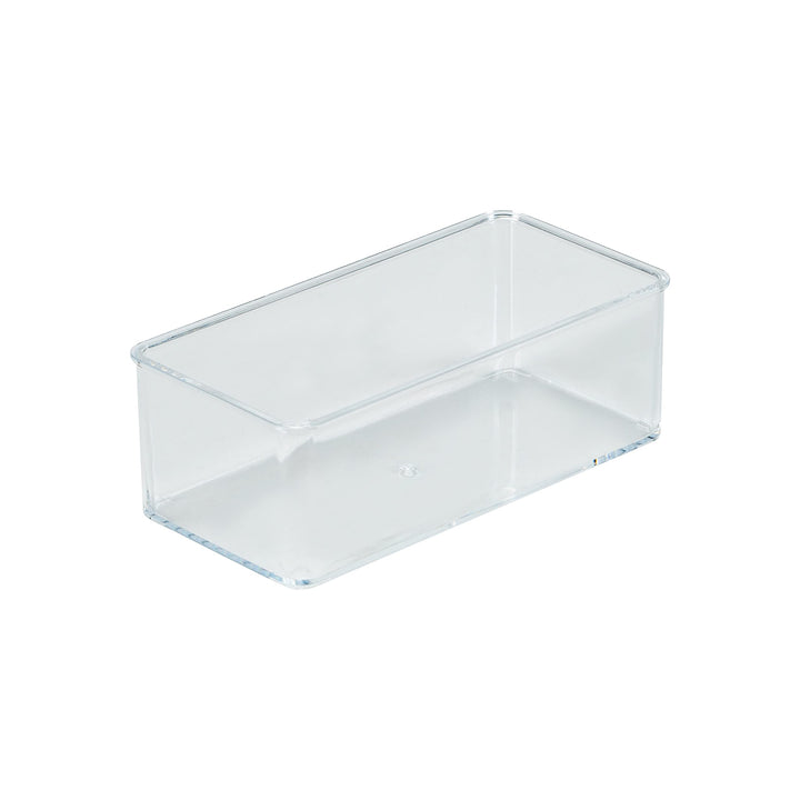 Small Narrow Drawer Organizer in Clear 6" X 3" 2" Plastic No Accessories