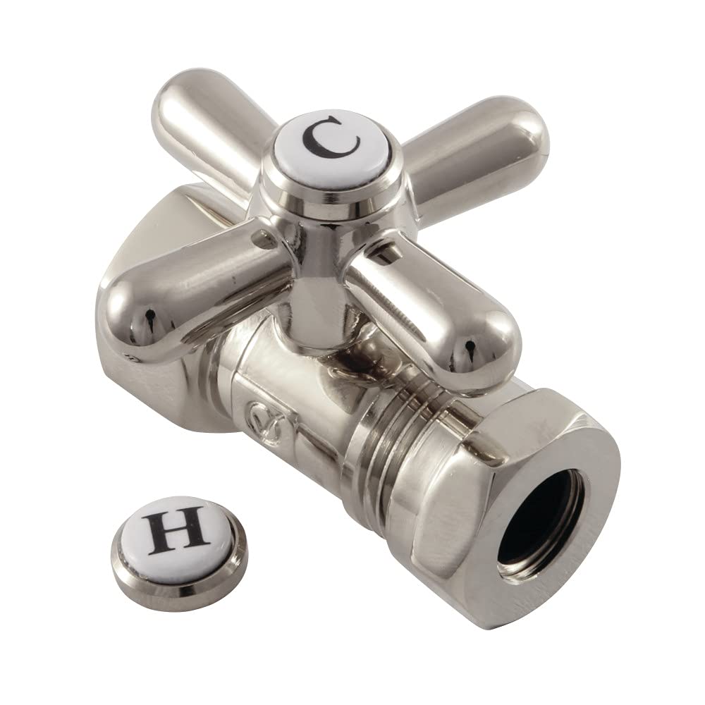 Kingston Brass CC44158X Vintage FIP X 1/2-Inch or 7/16-Inch Slip Joint Brushed Nickel