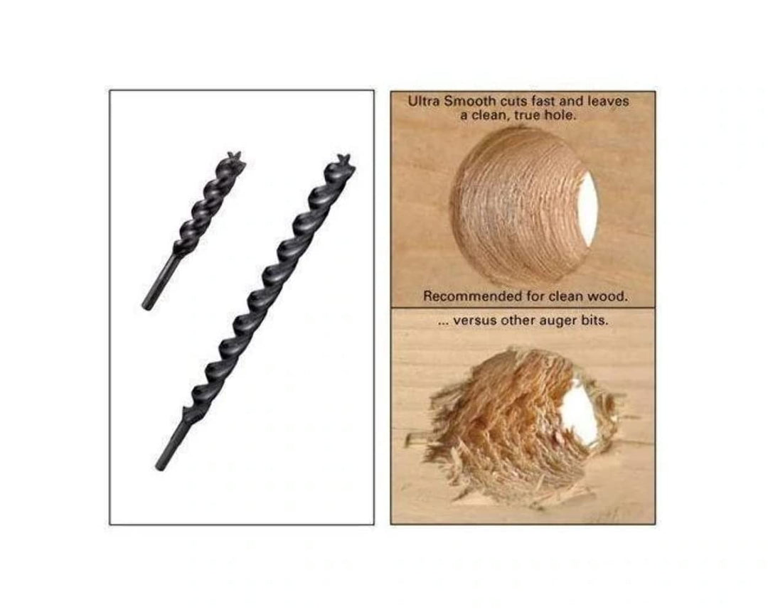 WoodOwl 09806 Tri-Cut 9/16-Inch by 18-Inch Ultra Smooth Auger Bit - Diamond Home USA