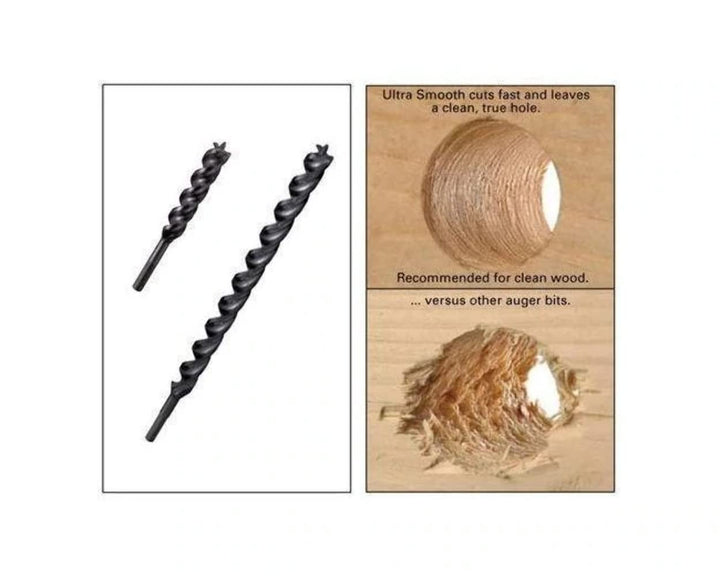 WoodOwl 09806 Tri-Cut 9/16-Inch by 18-Inch Ultra Smooth Auger Bit - Diamond Home USA