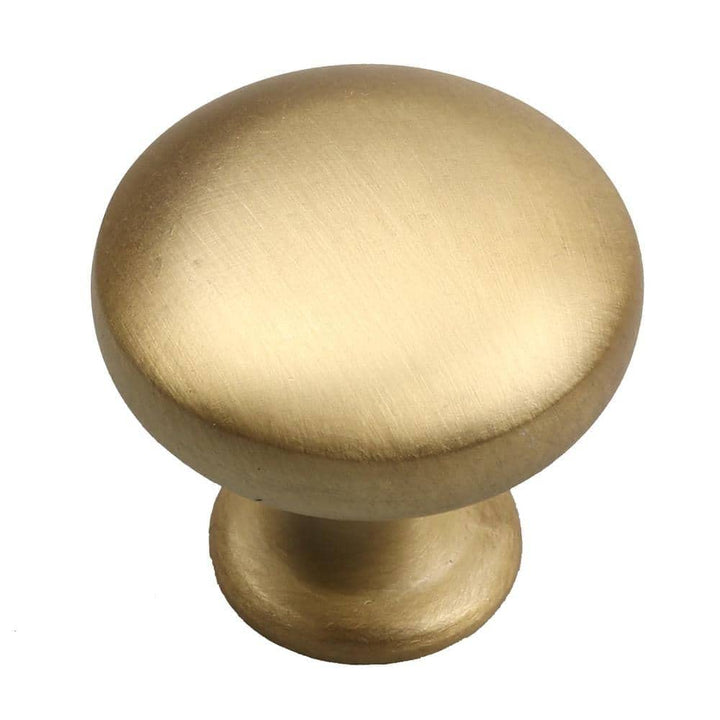 GlideRite 1.125-inch Satin Gold Round Cabinet Knobs (Pack of 10)