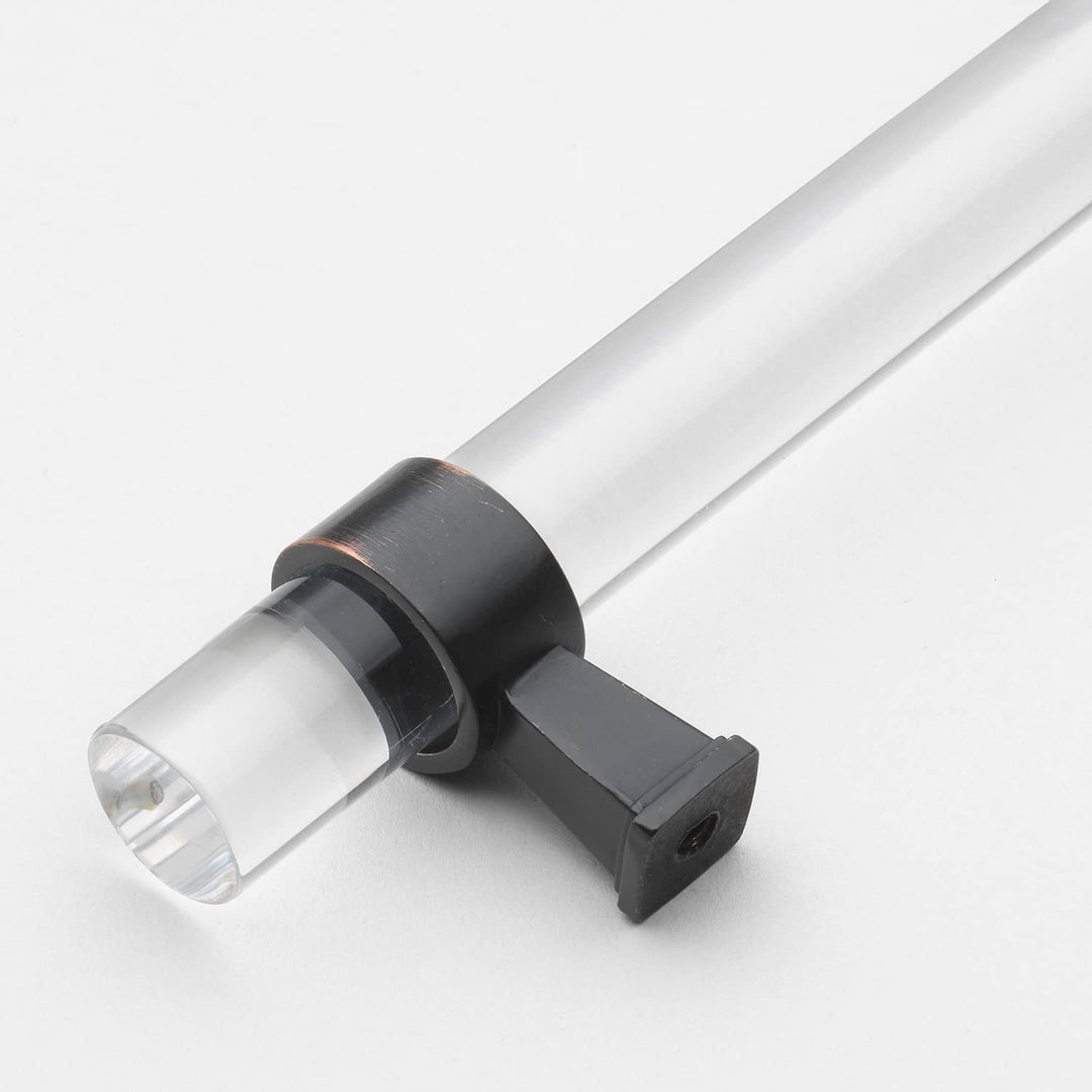 GlideRite Hardware 4718-160-ORB 6-5/16 in. CC Clear Acrylic Cabinet Drawer Pulls - Diamond Home USA