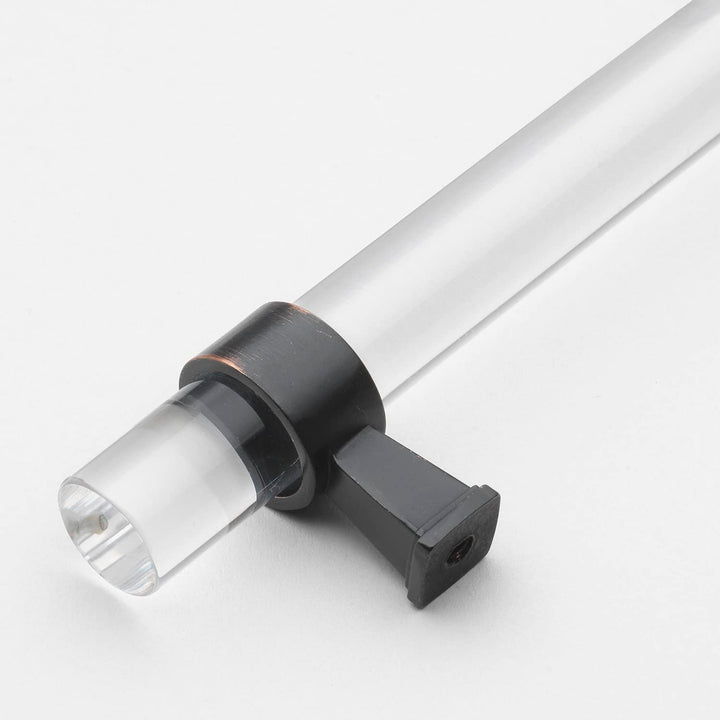 GlideRite Hardware 4718-160-ORB 6-5/16 in. CC Clear Acrylic Cabinet Drawer Pulls - Diamond Home USA