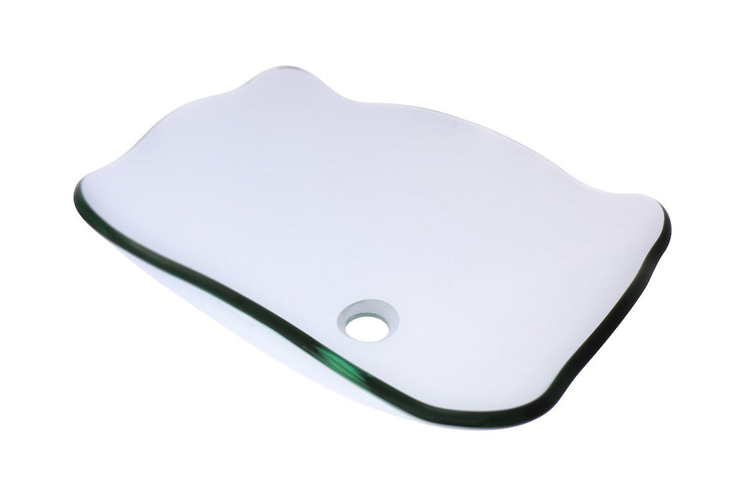 Novatto TIS-317C Elegante Glass Vessel Bathroom Sink - Diamond Home USA