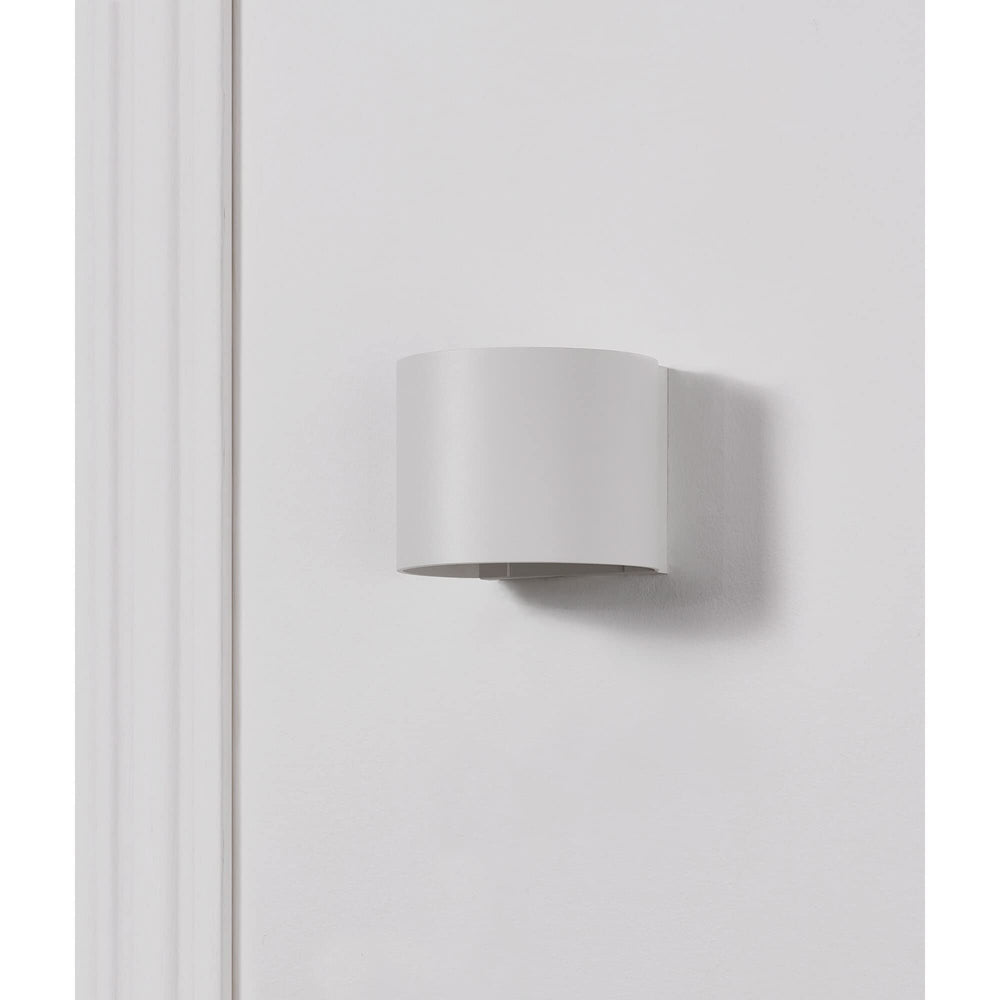 Wall Sconce Small White Modern Contemporary Bulbs Included - Diamond Home USA