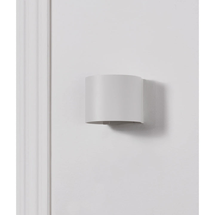 Wall Sconce Small White Modern Contemporary Bulbs Included - Diamond Home USA