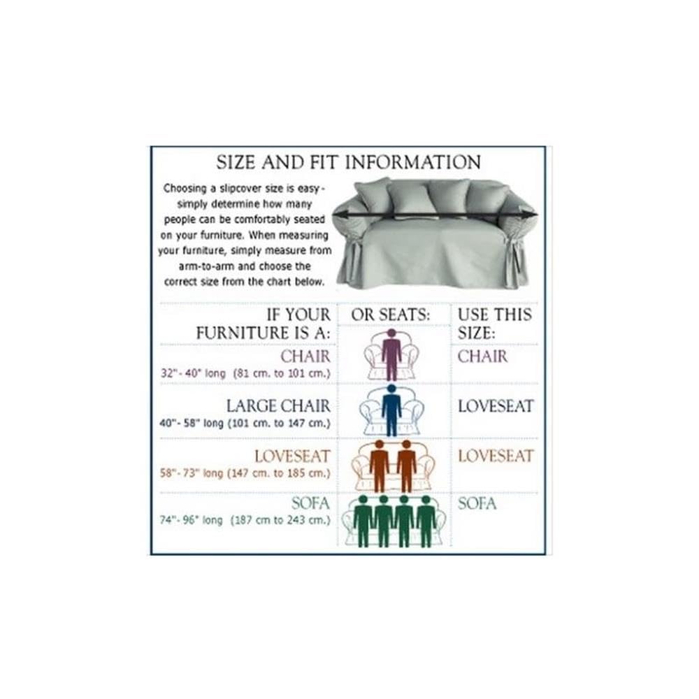 Classic Slipcovers Solid White Twill Chair slipcover Cahir - Diamond Home USA