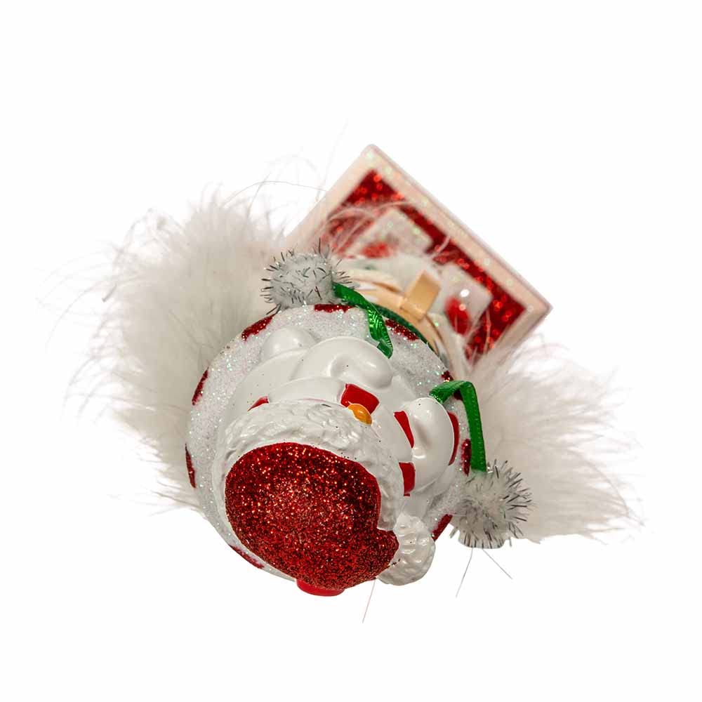 Kurt S. Adler Hollywood Snowman Hat Nutcracker - Diamond Home USA