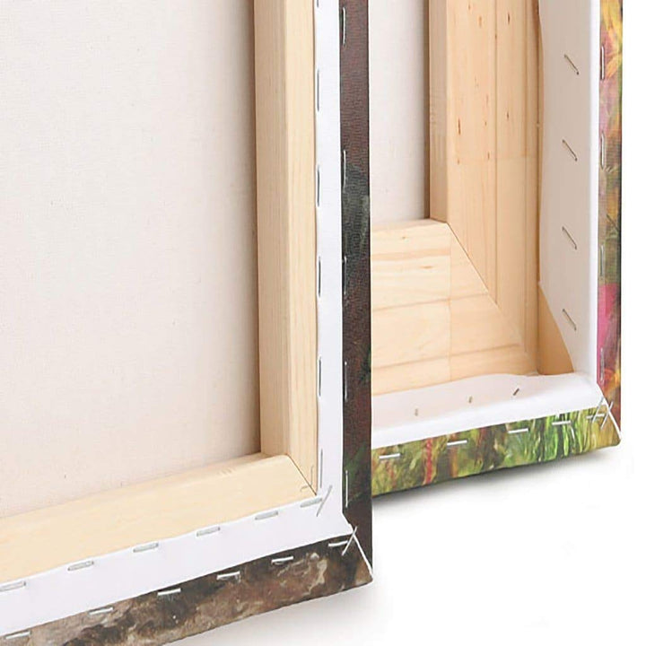 DESIGN ART Designart 'Shining Multi-Colored Plasma' Abstract Wall Art Canvas 32 in. wide x 16 in. high - Diamond Home USA
