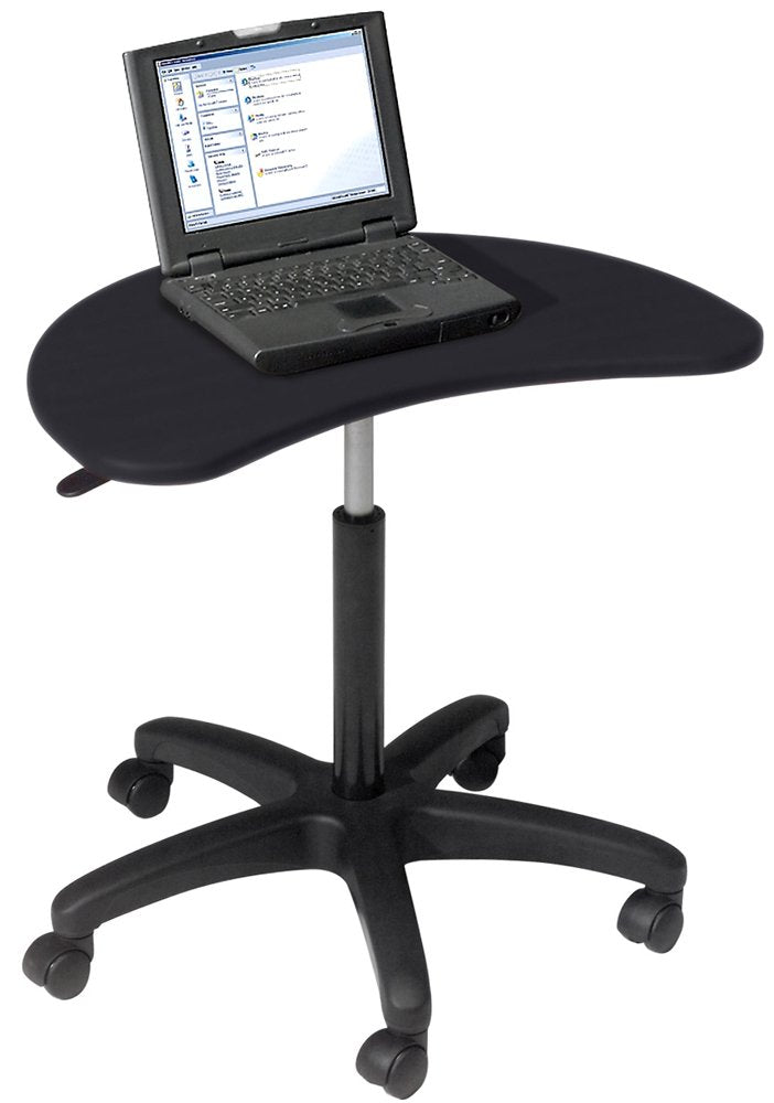 Balt POP Mobile Height Adjustable Laptop Stand - Black - Diamond Home USA