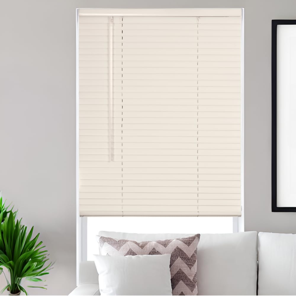 1" Cordless Aluminum Blind Alabaster
