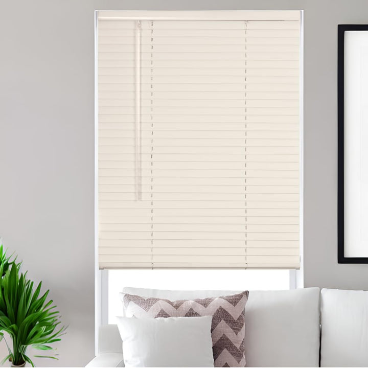 1" Cordless Aluminum Blind Alabaster