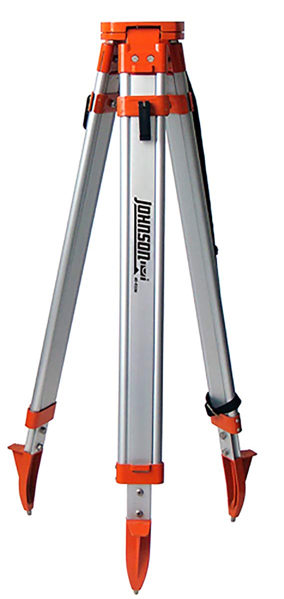 Johnson Level & Tool 40-6335 Contractor Aluminum Tripod with 5/8" - 11 Thread