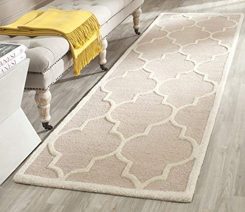 SAFAVIEH Cambridge Collection 2'6" x 4' Beige/Ivory CAM134J Handmade Moroccan - Diamond Home USA