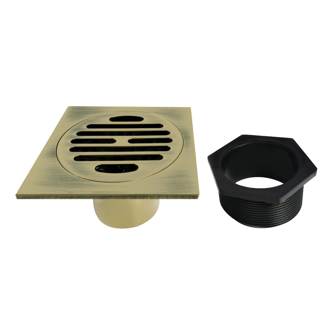 Kingston Brass BSF4262AB Watercourse Shower Drain Antique Brass