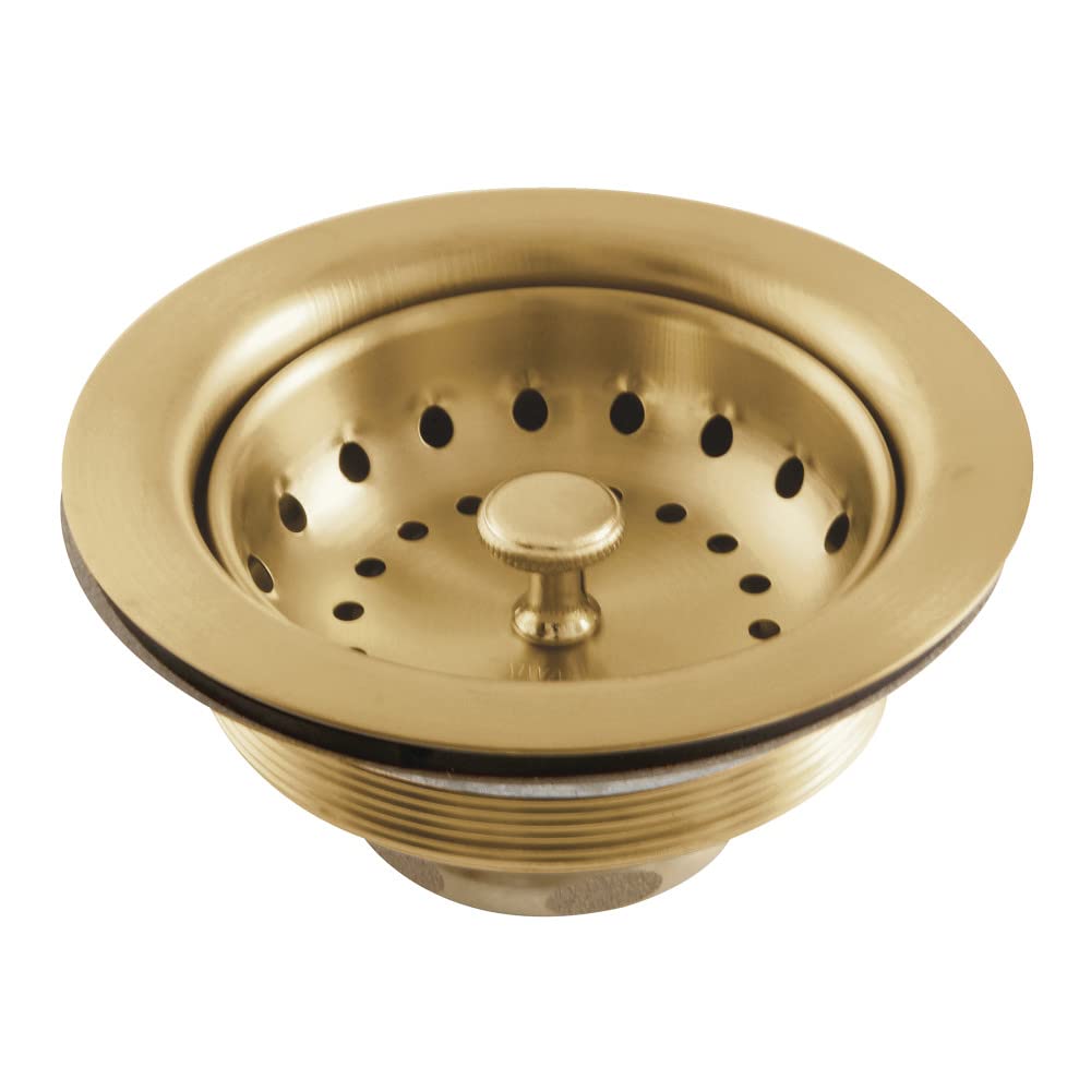 Kingston Brass K111BBB Tacoma Basket Strainer Brushed Brass