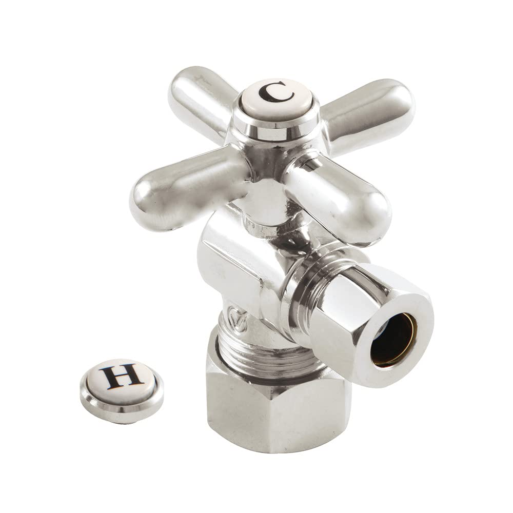 Kingston Brass CC53306X Vintage 5/8-Inch X 3/8-Inch OD Compression Polished Nickel