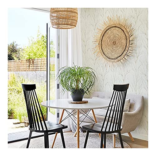 Gold Metallic Tree Wallpaper 21 X Nature Modern Contemporary Wildlife Vinyl - Diamond Home USA