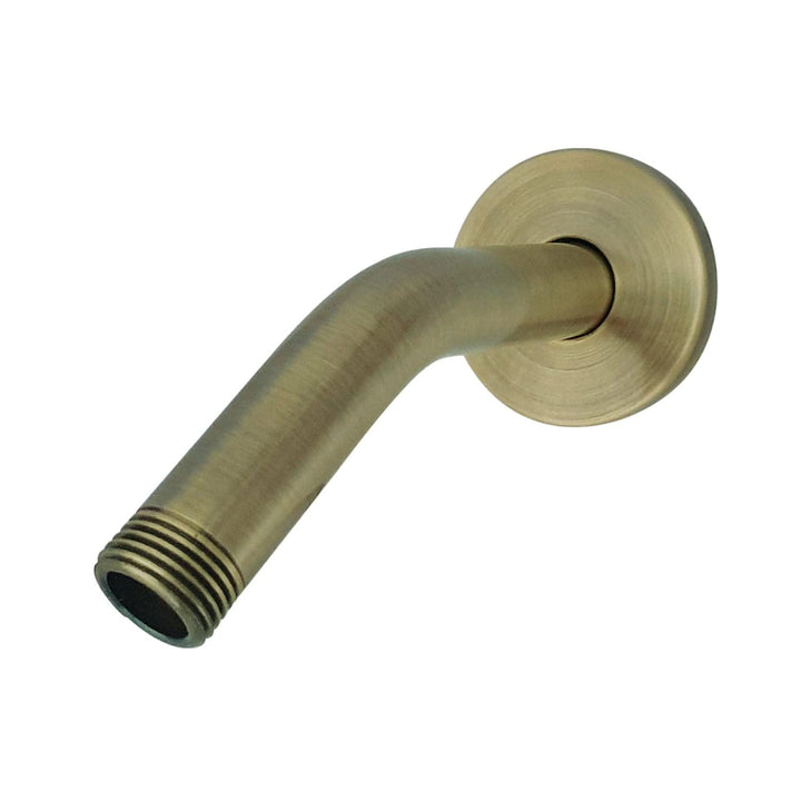 Kingston Brass AquaElements 6-Inch Shower Arm with Flange Brushed Nickel