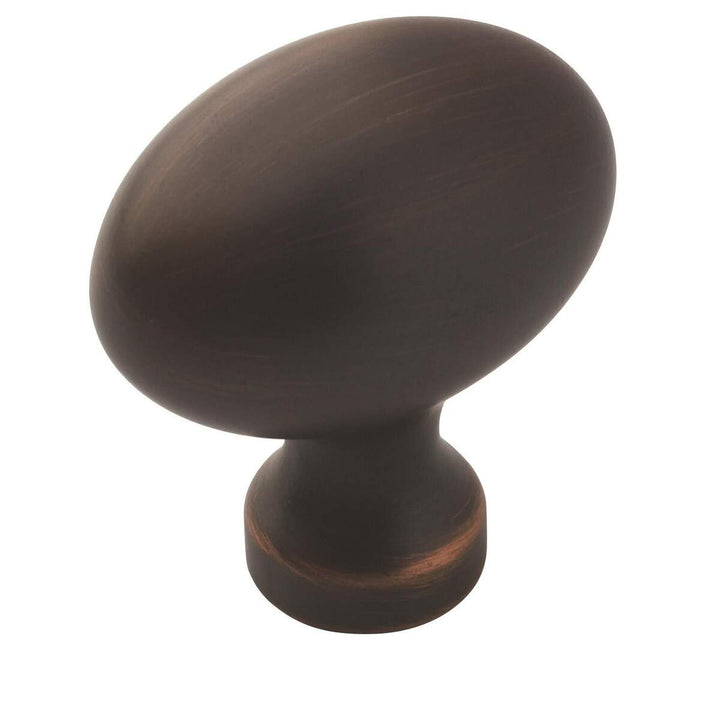 1-3/8 in (35 Mm) Length Oil-Rubbed Bronze Cabinet Knob 10 Pack Brown Modern