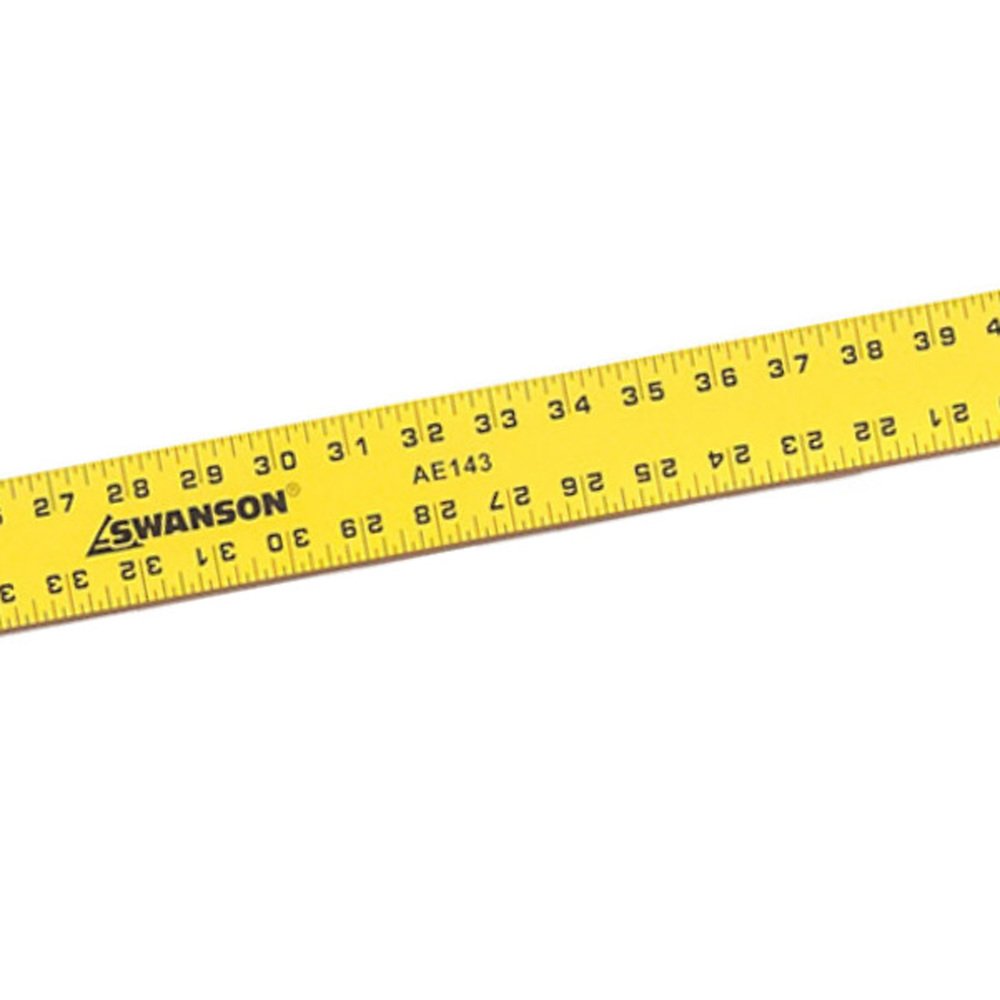 Swanson Tool AE143 60-Inch Straight Edge (Yellow) - Diamond Home USA