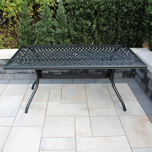 Oakland Living 1827-RECTANGLE-68-ORNATE-TALE-LK Ornate Outdoor Mesh Aluminum - Diamond Home USA