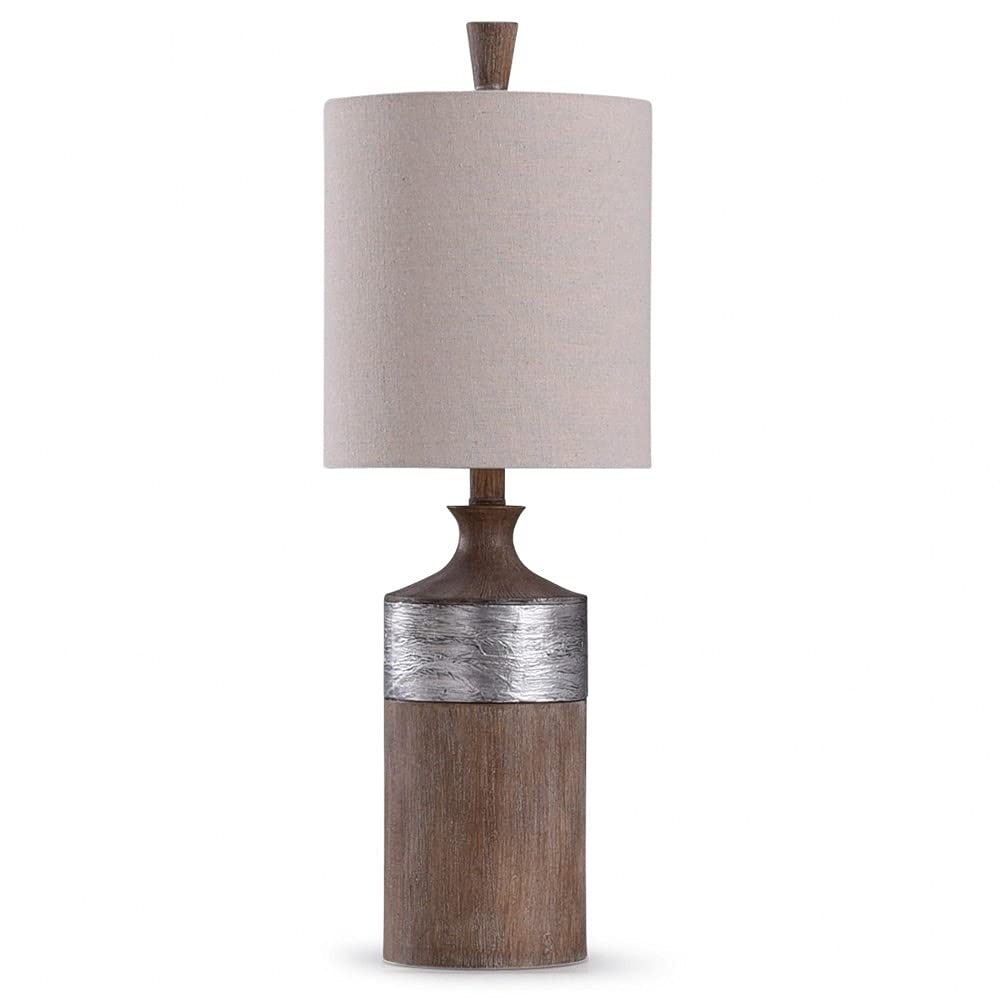 Stylecraft Home Collection Darley - One Light Textured Banded Table Lamp with - Diamond Home USA