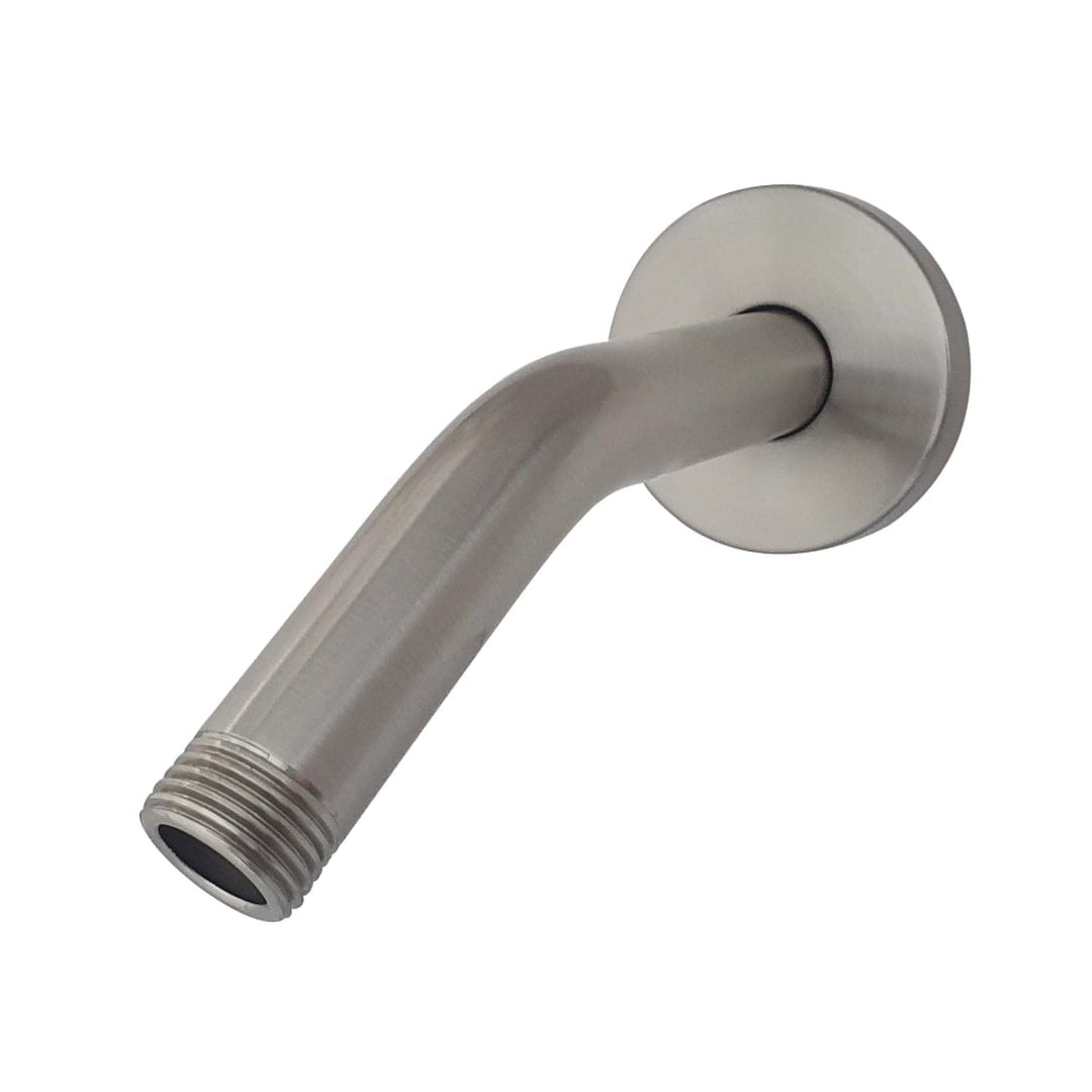 Kingston Brass AquaElements 6-Inch Shower Arm with Flange Brushed Nickel