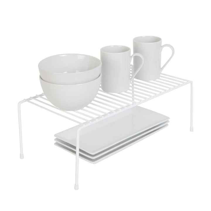 Smart Design Classic Storage Shelf - Medium (8.5 x 13.25 in.) White -Steel