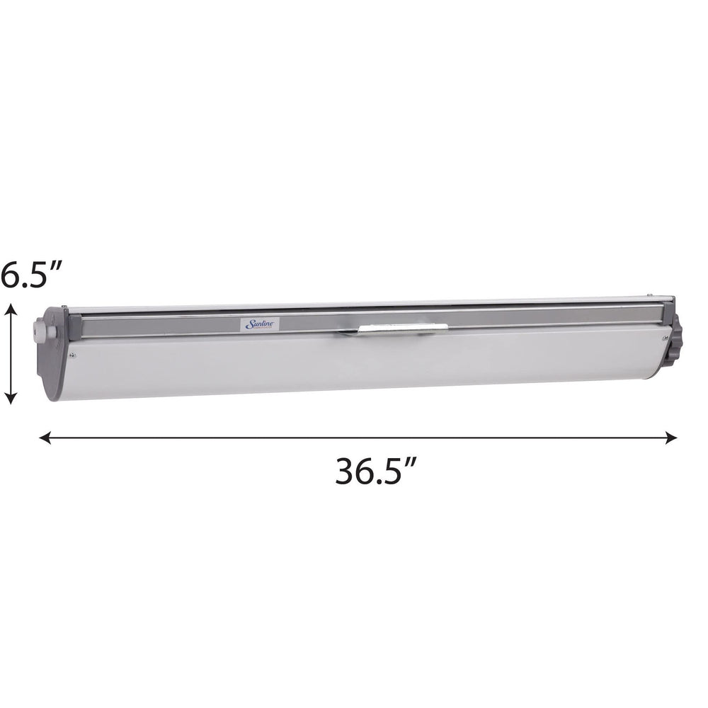5-line Retractable Clothesline Silver Adjustable - Diamond Home USA