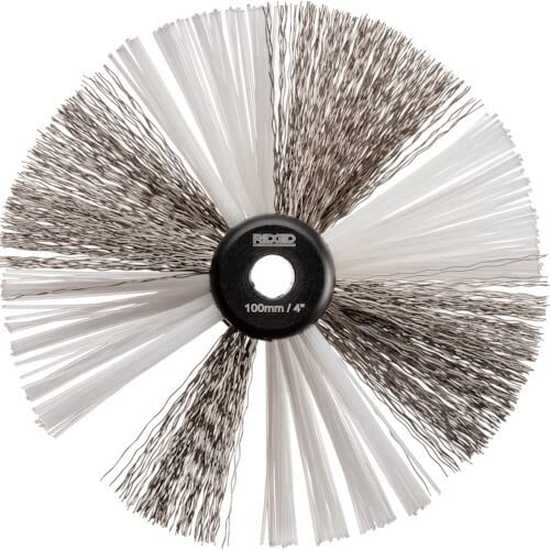 BRUSH NYLON/STEEL K9-204 4"