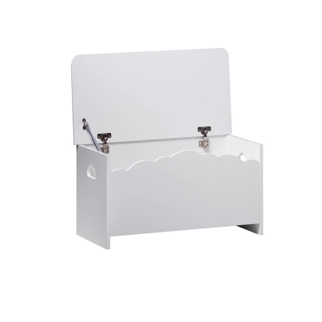 Cloud-Shaped Children's Storage Chest White Modern Contemporary Transitional - Diamond Home USA