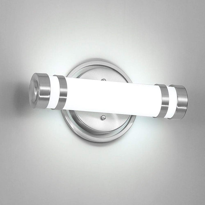 Good Brushed Nickel Led Bath Vanity Light Grey Modern Contemporary Metal - Diamond Home USA