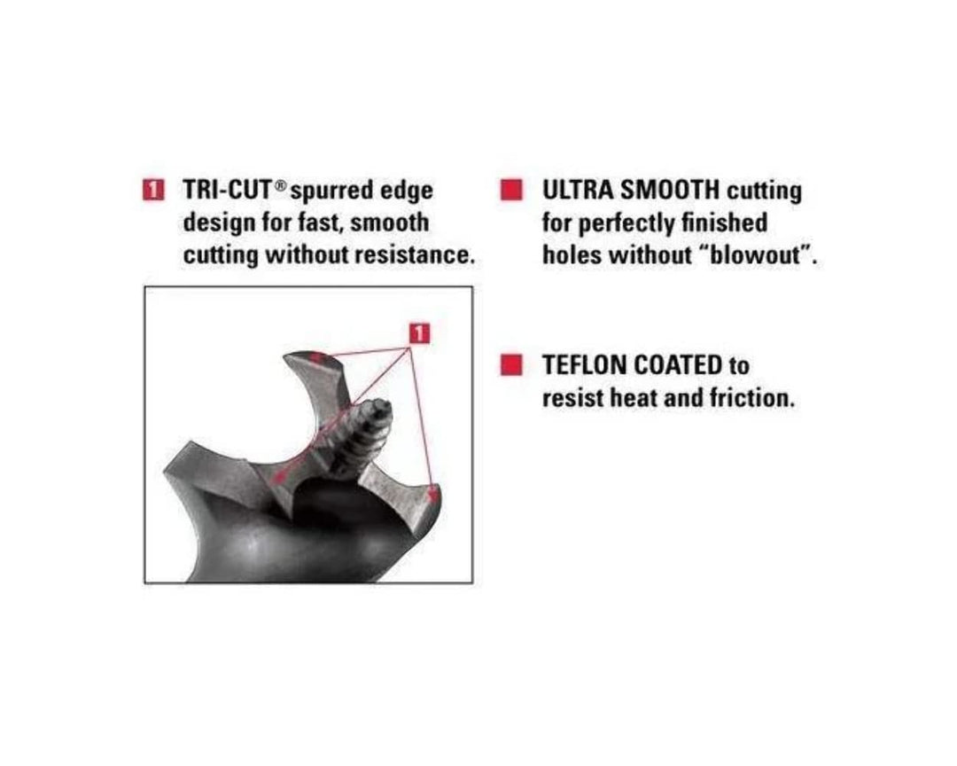 WoodOwl 09806 Tri-Cut 9/16-Inch by 18-Inch Ultra Smooth Auger Bit - Diamond Home USA