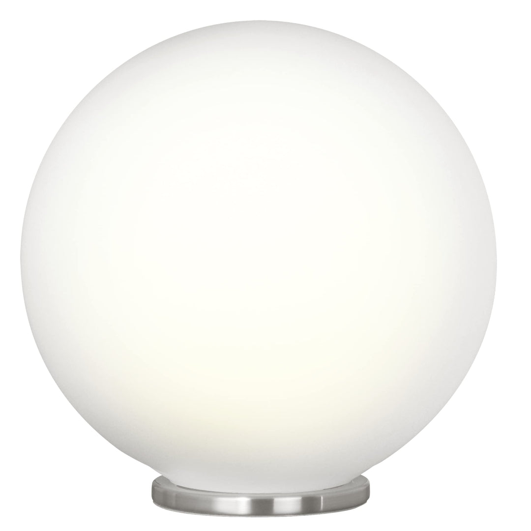 EGLO 85265A ondo Collection ound Table Lamp with Glass Ball Shade for Living