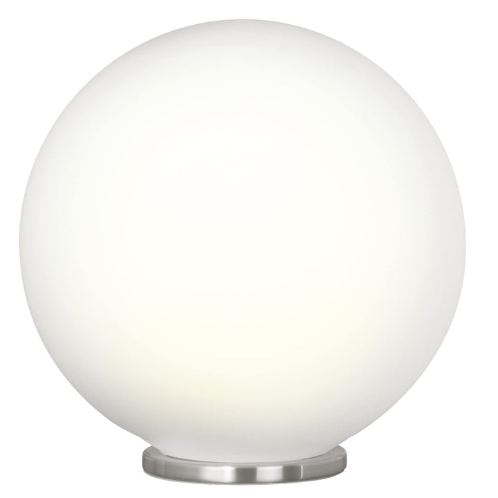 EGLO 85266A Collection Table Lamp 12-Inch Silver/Frosted Opal - Diamond Home USA