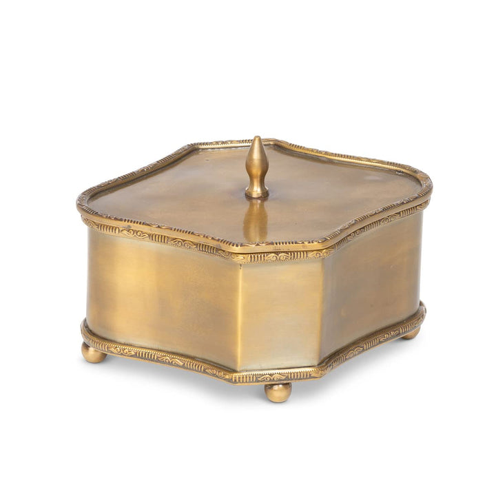 Park Hill Collection EAV16001 Brass Escritoire Boxes Set of 3 - Diamond Home USA